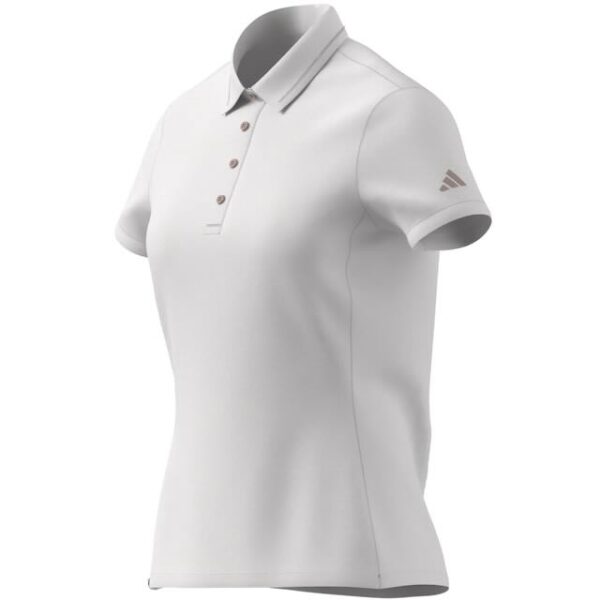 Adidas dames golf polo korte mouw white - Afbeelding 2
