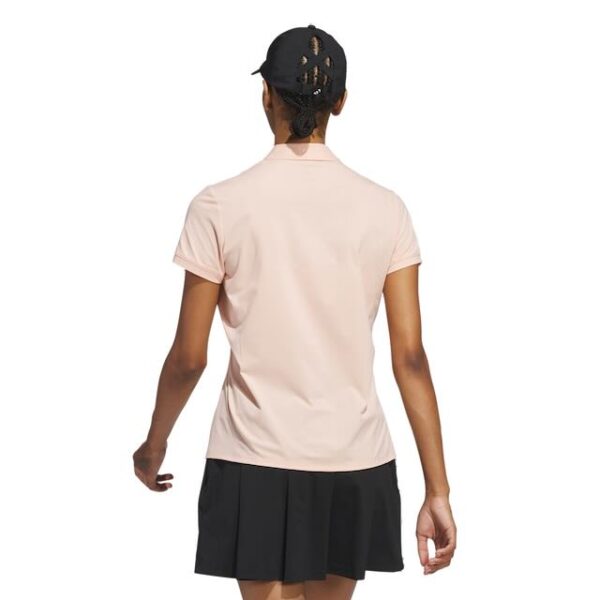 Adidas dames golf polo korte mouw powder coral - Afbeelding 14