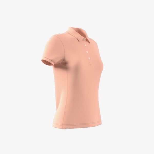 Adidas dames golf polo korte mouw powder coral - Afbeelding 8