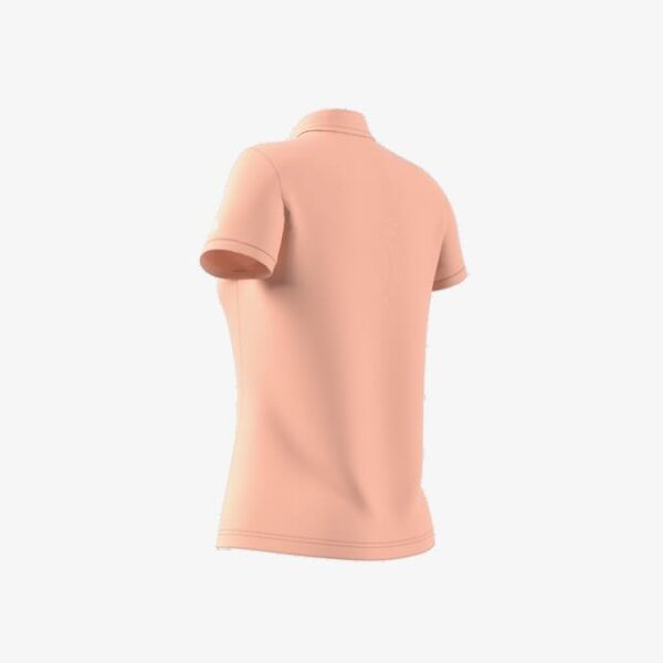 Adidas dames golf polo korte mouw powder coral - Afbeelding 4