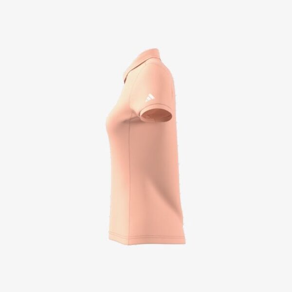 Adidas dames golf polo korte mouw powder coral - Afbeelding 3