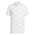 Adidas heren golf polo white silver green