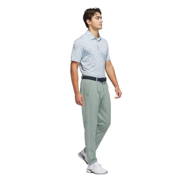 Adidas heren mesh golf polo wonder blue navy - Afbeelding 4
