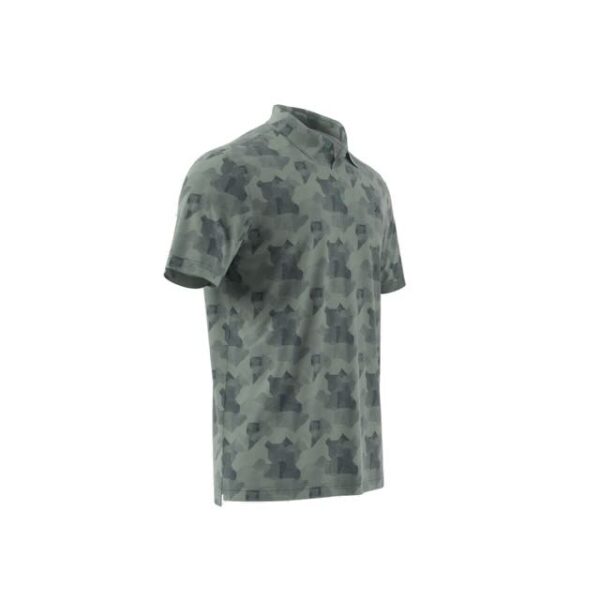 Adidas go to heren golf polo silver green navy - Afbeelding 8