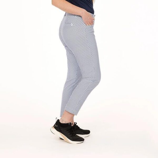 Func Factory Thea ankle pant navy print - Afbeelding 7