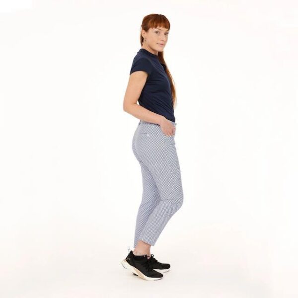 Func Factory Thea ankle pant navy print - Afbeelding 5