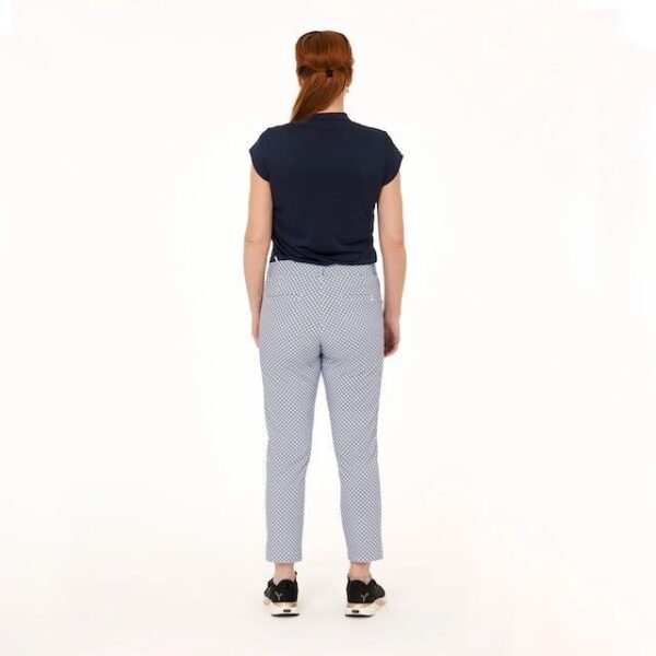 Func Factory Thea ankle pant navy print - Afbeelding 4