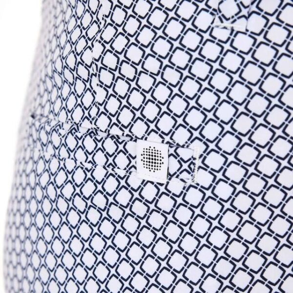 Func Factory Thea ankle pant navy print - Afbeelding 3