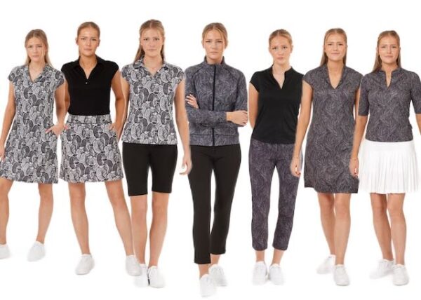 Func Factory Milly golf rokje black print - Afbeelding 3