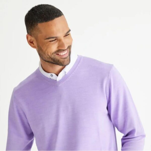 Ping Sullivan heren golf v-neck sweater purple - Afbeelding 5