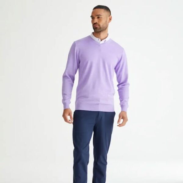 Ping Sullivan heren golf v-neck sweater purple - Afbeelding 4