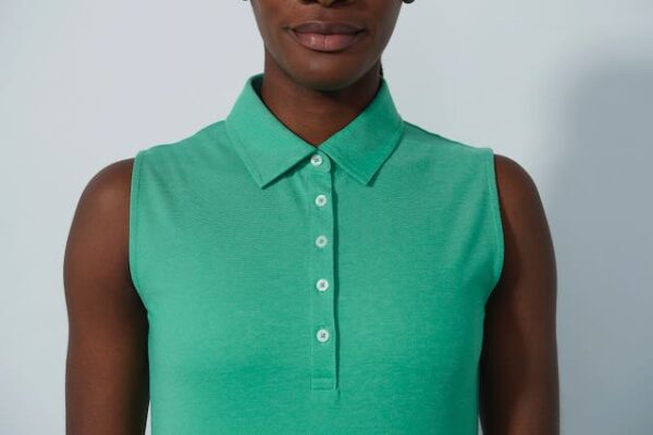 Daily sports Fairway mouwloze dames golf polo groen