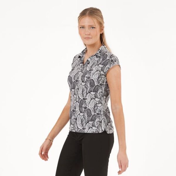 Func Factory Alice golf top black print - Afbeelding 3