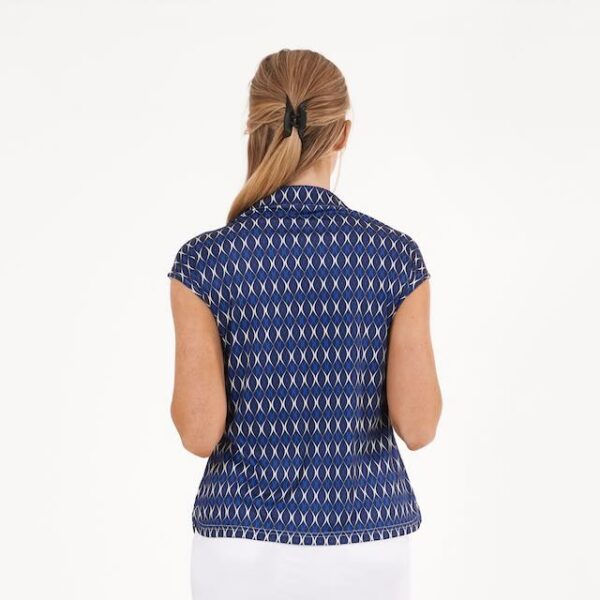 Func Factory Alice golf top blue print