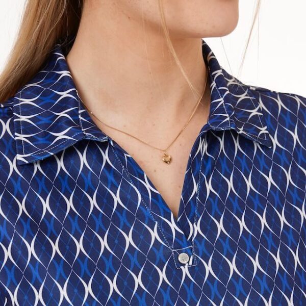 Func Factory Alice golf top blue print - Afbeelding 6