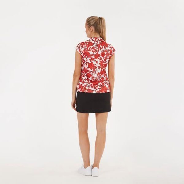 Func Factory Alice golf top red flowers - Afbeelding 5
