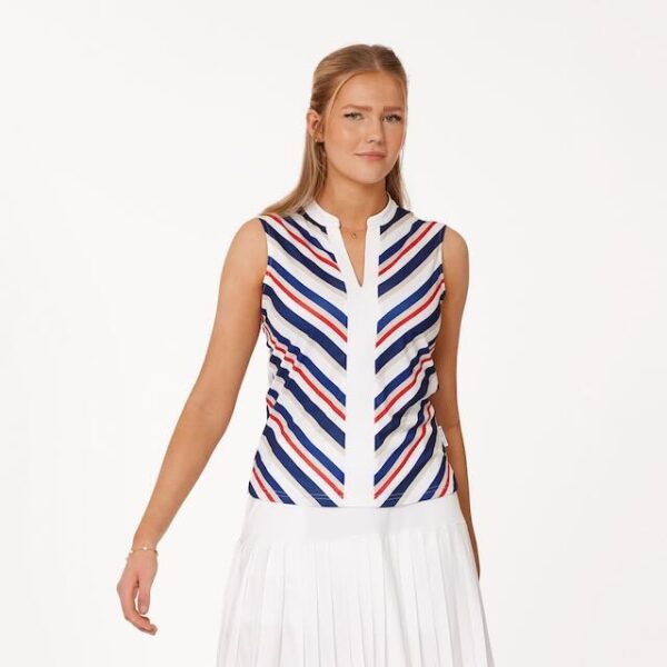 Func factory Zoe golf top multi stripe - Afbeelding 8