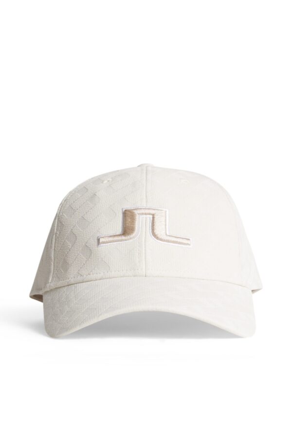 J. Lindeberg Anga jacquard cap geo moonbeam