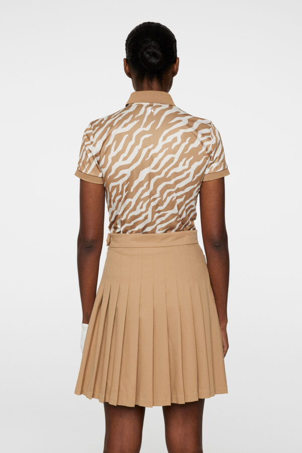 J. Lindeberg tour tech dames golf polo tigers eye - Afbeelding 5