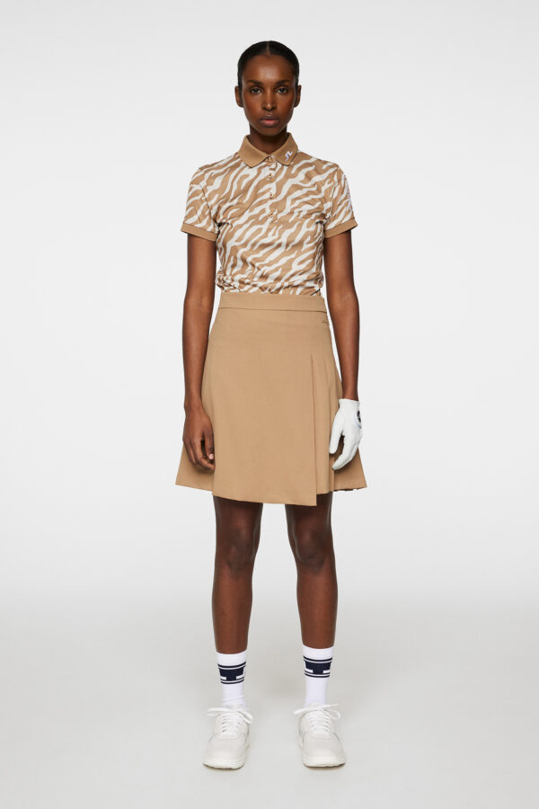 J. Lindeberg tour tech dames golf polo tigers eye - Afbeelding 4