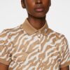 J. Lindeberg tour tech dames golf polo tigers eye - Afbeelding 3