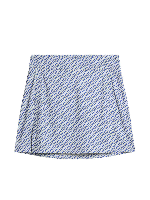 J. Lindeberg Amelie mid print golf rokje tour geo moonbeam
