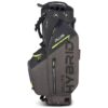 Big max Drilite hybrid plus stand bag black storm charcoal lime - Afbeelding 4