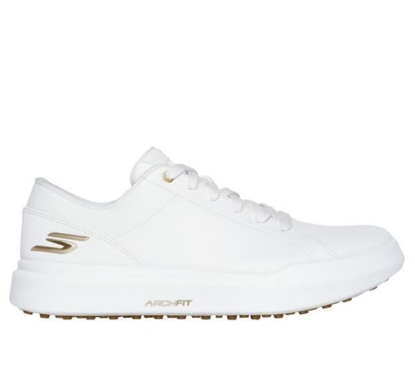 Skechers dames golfschoen Go golf drive 6 wit goud