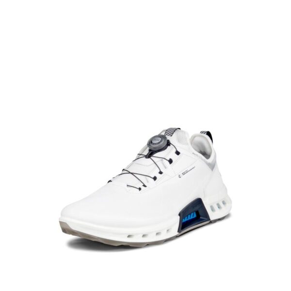 Ecco heren golfschoenen biom c4 white black met BOA sluiting