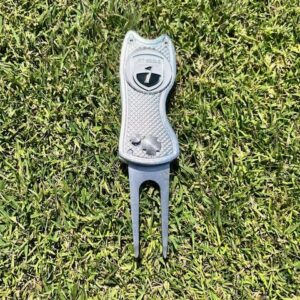 Pitchfork met woold marker zilver