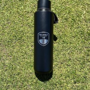Flaske Evo drinkfles met het logo van golfbaan het woold black