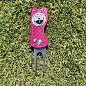 Pitchfork met woold marker rood