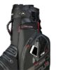 Big max aqua silencio 4 cartbag black - waterdichte golftas kopen - Afbeelding 7