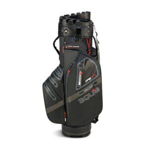 Big max aqua silencio 4 cartbag black - waterdichte golftas kopen