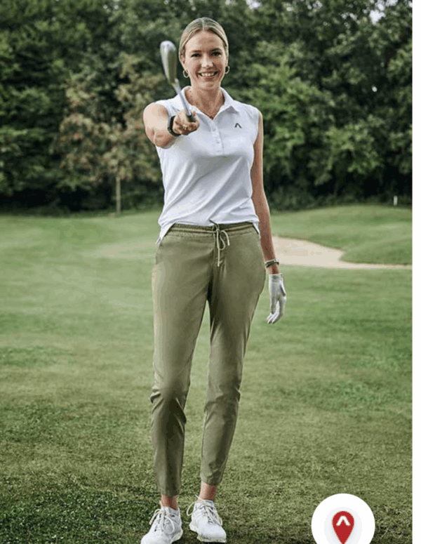 Alberto dames golf broek Clara groen