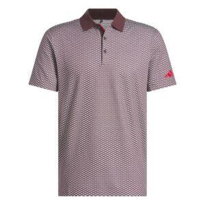 Adidas heren golfpolo aurora ruby