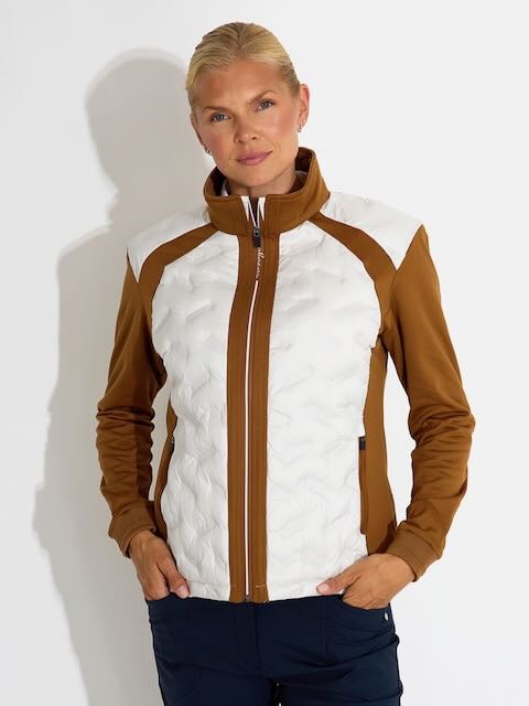 Abacus Portrush hybrid jacket cognac