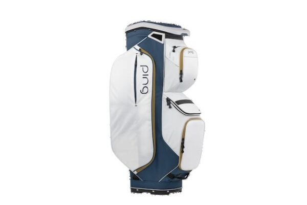 Ping Traverse cartbag navy platinum gold