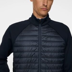 J. Lindeberg Hayden quilt hybrid jacket navy