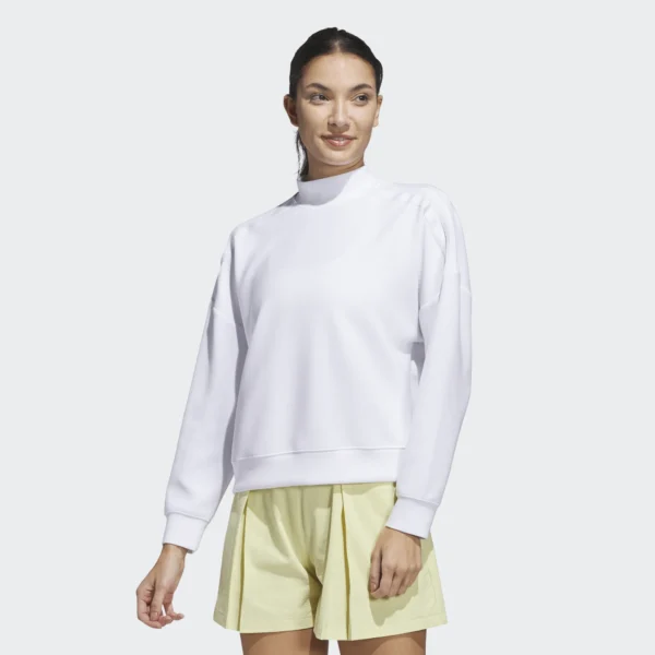 Adidas golf sweater white
