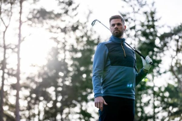 Ping Astbury insulated half zip fleece jacket blue fusion navy - Afbeelding 8