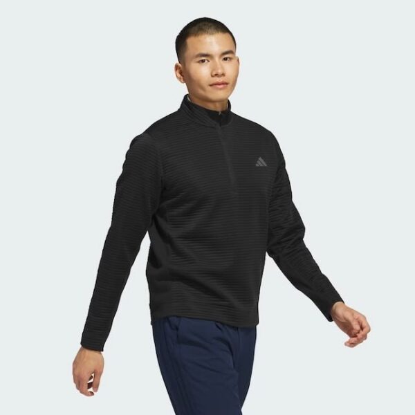 Adidas heren golf pullover black - Afbeelding 4