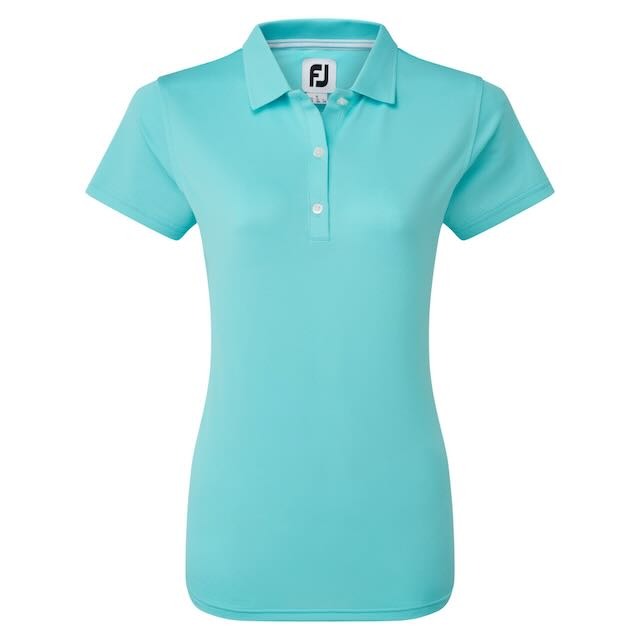 FootJoy Golfpolo voor dames met het logo van golfbaan het Woold in ton sur ton - Afbeelding 6