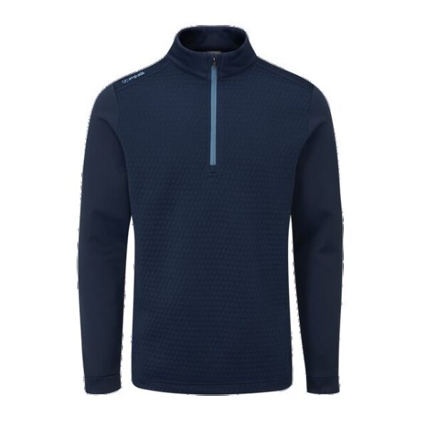 Ping Nolan quarter zip fleece navy - Afbeelding 2
