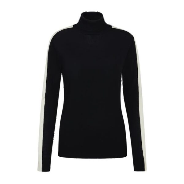 Ping Lockett ladies roll neck sweater black chalk - Afbeelding 2