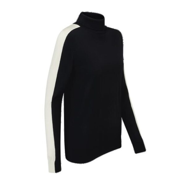 Ping Lockett ladies roll neck sweater black chalk - Afbeelding 3