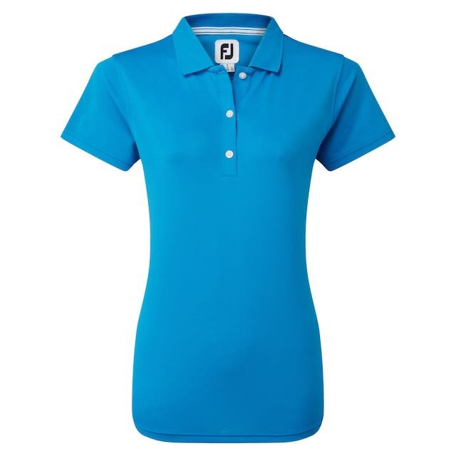 FootJoy Golfpolo voor dames met het logo van golfbaan het Woold in ton sur ton - Afbeelding 7
