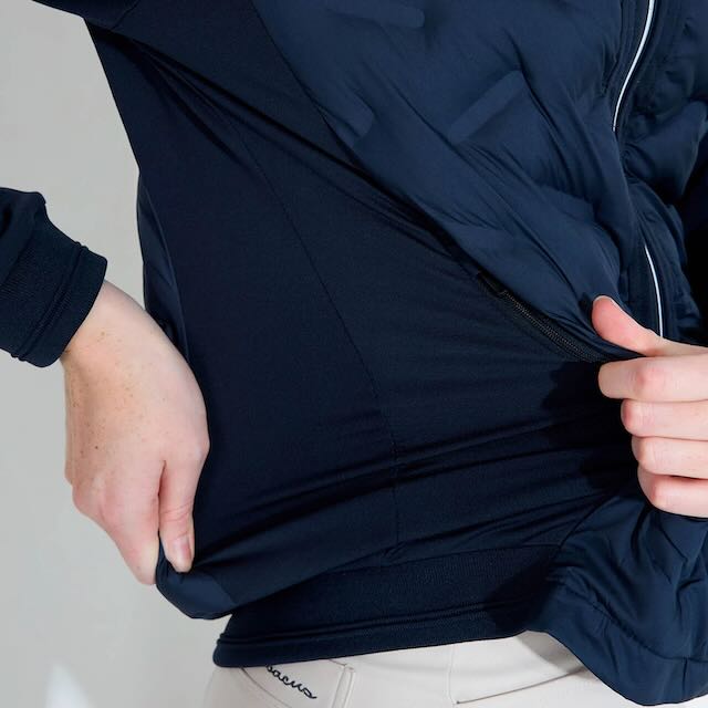 Abacus Portrush hybrid dames golf jacket navy - Afbeelding 5