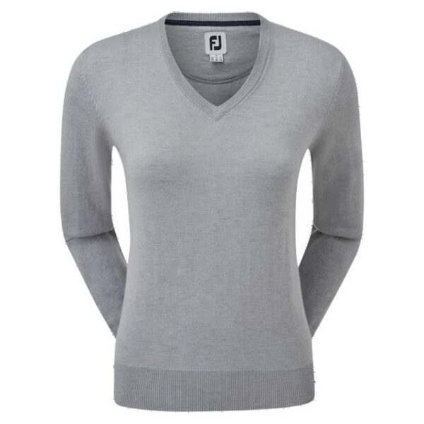 Footjoy v-neck pullover grijs