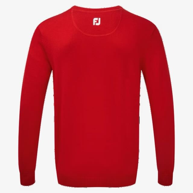 Footjoy v neck pullover red - Afbeelding 4
